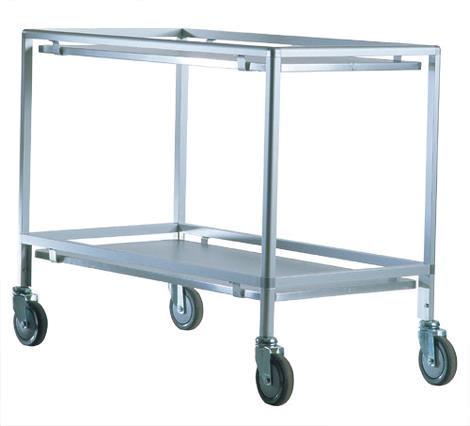Kørebord B1100 x D600 x H850 mm alu 