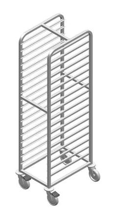 Indstiksvogn til 18 x 1/1 GN 