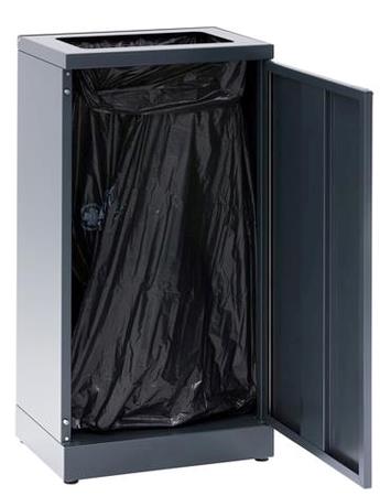 Affaldsbeholder 95 ltr mat sort Bica 