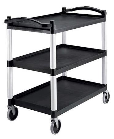 Kørebord sort m/3 hylder Cambro B1015 x D540 x H950 mm 