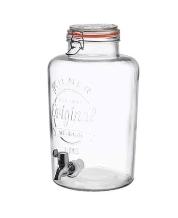 Dispenser med taphane 5 ltr Kilner 