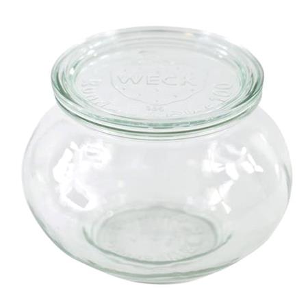 Patentglas 106 cl u/låg Diam 100 mm Weck 
