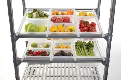 Deleskinne lige 600 mm for GN-kantiner Cambro Camshelving Premium 