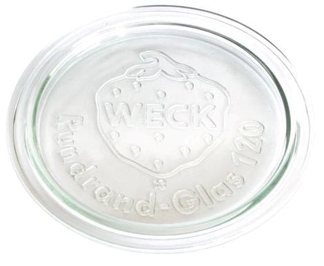 Glaslåg diam 120 mm Weck 