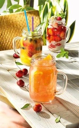Glas med hank D85 mm 41,5 cl Quattro Stagioni 