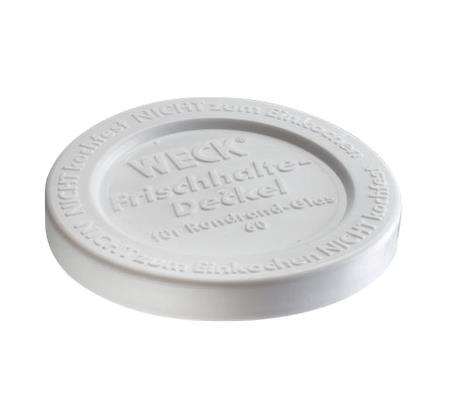 Plastlåg diam 60 mm 5 stk Weck 
