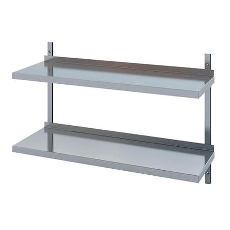 Hylde dobbelt 1000x400 mm m/2 vægophæng ART 