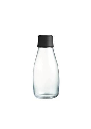 Flaske 0,3 L diam 68 mm m/sort låg Retap 