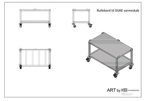 Rullebord med hjul, understel SB 03-V2 
