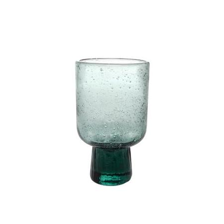 Vand-/drinksglas m/fod grøn 25 cl Kolon 