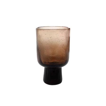 Vand-/drinksglas m/fod brun 25 cl Kolon 