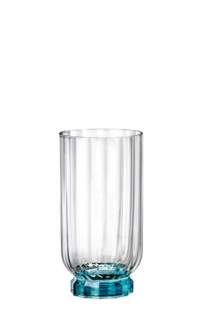 Drinksglas Florian m/ blå fod 43 cl Restlager 