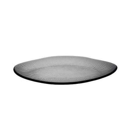 Tallerken coupe oval grå B290 x D162 mm Bamboo glas Churchill 