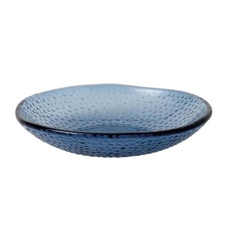 Tallerken coupe dyb blå 215 mm Isla glas Churchill 
