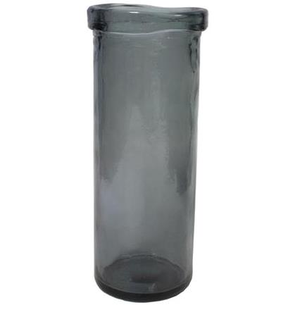 Vase D120 x H280 mm røget glas Barcelona 