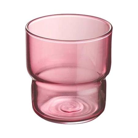 Vandglas rosa 22 cl H79 mm Log Brush 