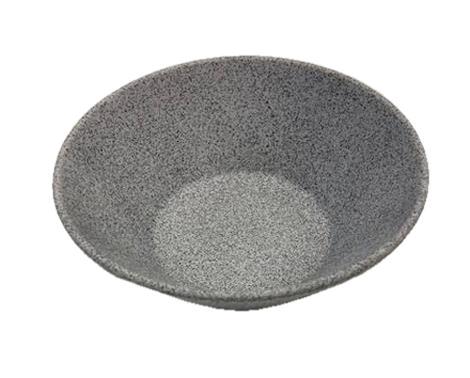 Brugt Skål lys grå 150 mm granit kan variere i farver 