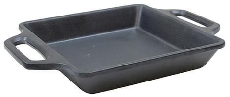 Fad i sort Melamin med håndtag 170x125x35mm 