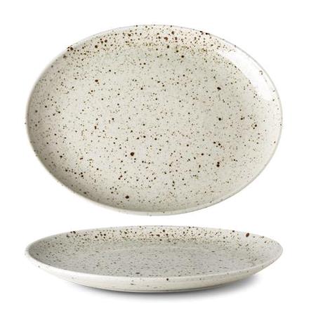 Tallerken natural oval 280 mm Lifestyle 