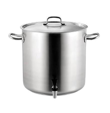Gryde m/tappehane 50L diam 400 x H400 mm 