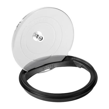 Buffetlåg sort diam 260 mm Staub 