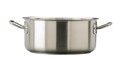 Gryde lav  5 ltr diam 240 mm til induktion, el og gas 