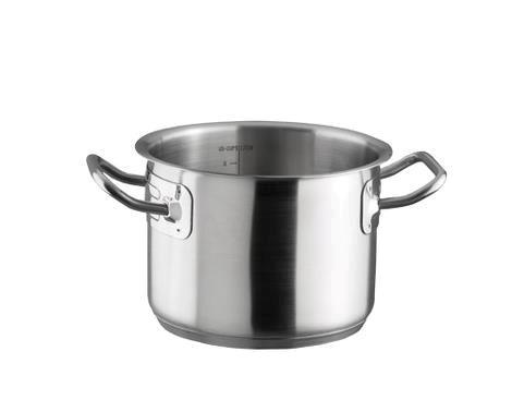 Gryde mellem 2,2 ltr diam 160 mm til induktion, el og gas 