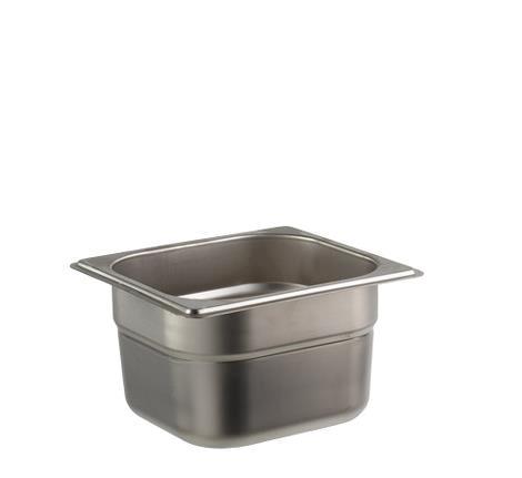 Kantine EHG-stål 1/6 GN D100 mm 1,6 ltr 