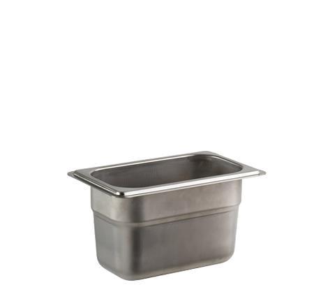 Kantine EHG-stål 1/9 GN D100 mm 0,9 ltr 