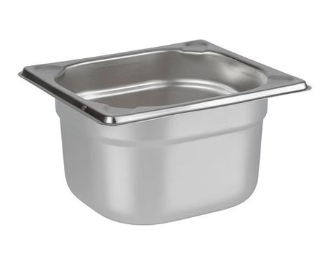 Kantine stål 1/6 GN  H65 mm 1 ltr APS 