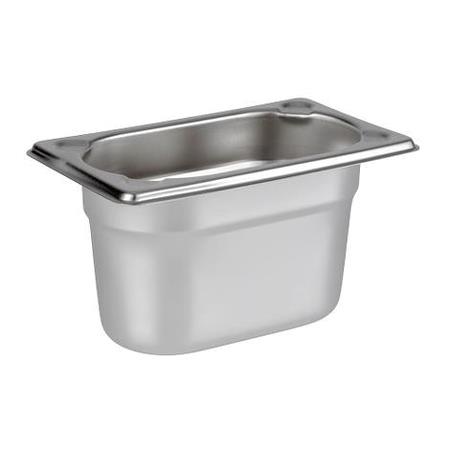 Kantine stål 1/9 GN  H100 mm 1 ltr APS 