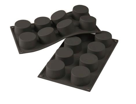 Bageform 8 cylinder non-stik 1/3 GN 