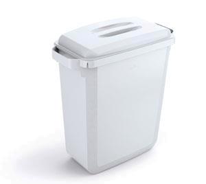 Beholder 60 ltr plast grå ekskl låg 