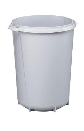 Beholder rund 40 ltr plast grå ekskl låg 