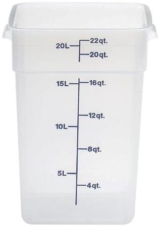 Opbevaringsboks u/låg 20,8 ltr Cambro Restlager 