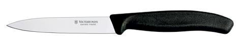 Grøntsagskniv Victorinox 100 mm sort 