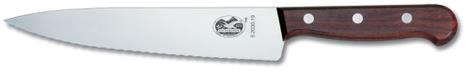 Kokkekniv Victorinox 220 mm m/bølgeskær Ahorntræ 