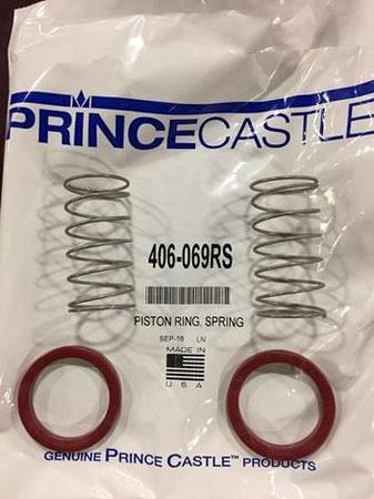 Pakning og fjeder til Ketchupdispenser Prince Castle 