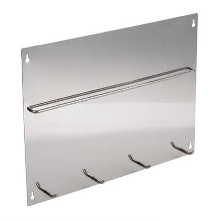 Knivholder B400 x D300 mm rustfri stål 