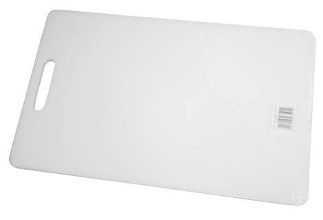 Skærebræt B400 x D250 x H15 mm hvid 