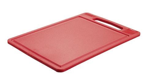 Skærebræt B350 x D250 x H10 mm Rød 