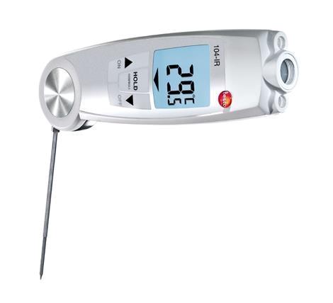 Termometer 104-IR Indstik/infrarød Testo inkl batteri AAA 263091 