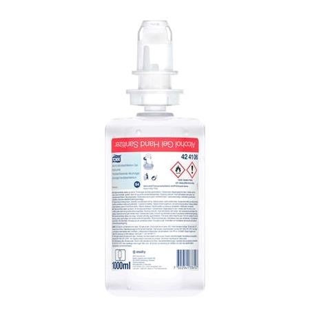 Hånddesinfektion Gel 1000 ml 80% Tork 