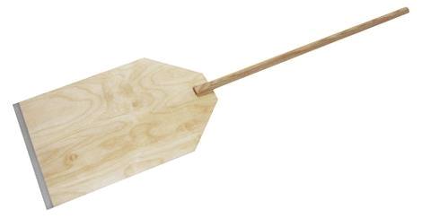 Pizzaspade B540 x D440 x L1050 mm træ m/rustfri stålkant 