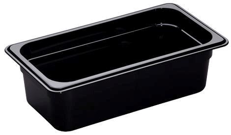 Kantine 1/3 GN D100 mm sort Cambro 