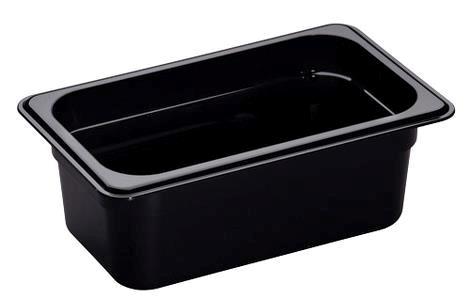 Kantine 1/4 GN D100 mm sort Cambro 