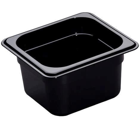Kantine 1/6 GN D100 mm sort Cambro 