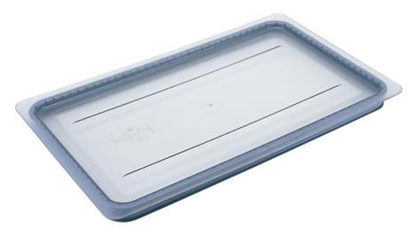 Låg glat 1/1 GN klar m/silikonetætning Cambro 