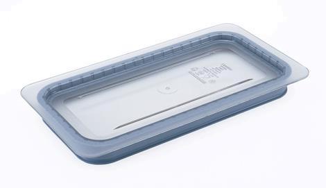 Låg glat 1/3 GN klar m/silikonetætning Cambro 