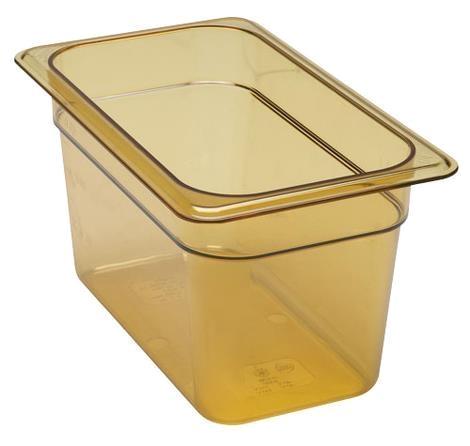 Kantine varmefast gul 1/4 GN D150 mm Cambro 